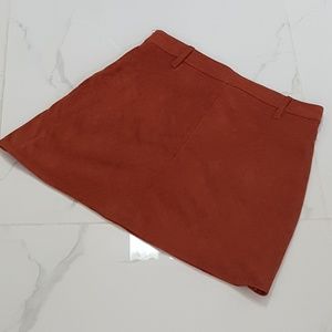 EUC Faux Suede Sienna Mini Skirt Size 8